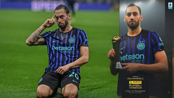 Hakan Çalhanoğlu gecenin yıldızı oldu: “Her zaman yaptığım gibi”