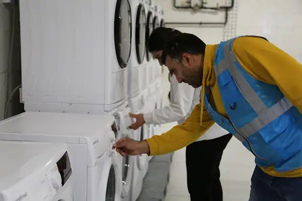 Van'da ücretsiz çamaşırhane hizmeti