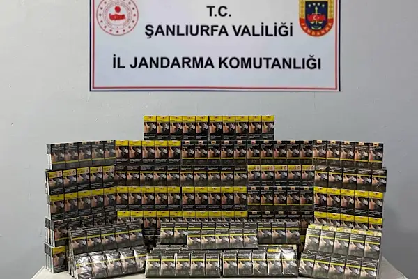 Şanlıurfa’da kaçak sigara operasyonu