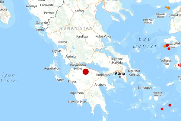 Yunanistan’da 4.7 büyüklüğünde deprem
